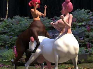 Velké Přání Amy 039 - Centaur Věci - Část 1 Z 2 Futanari Centaurs Princezna Breeding Cartoon